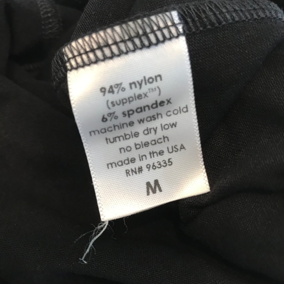 Susana Monaco Black Stretch 3/4 Sleeve Romper - Picture 5 of 5
